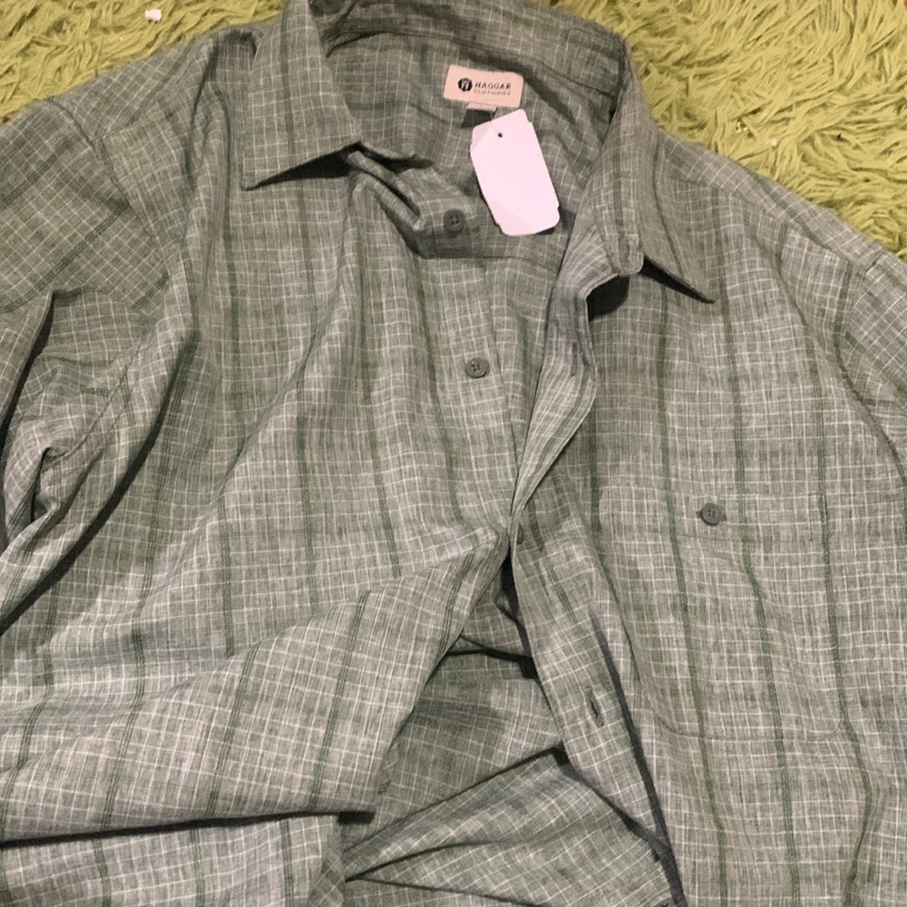 new with tag short sleeve button up